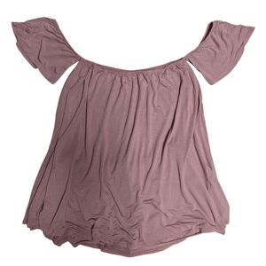 00's Piko 1988 Pink Ruffled Cap Sleeve Blouse